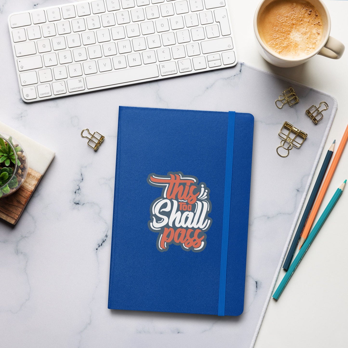 Hardcover Journal - This Too Shall Pass - Pixellly ANZ