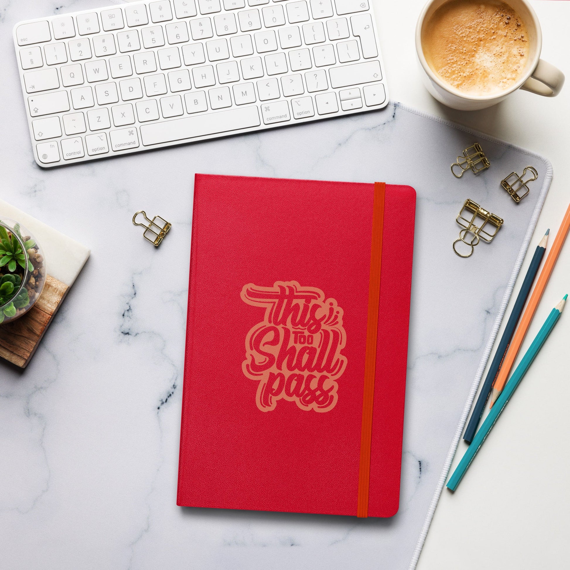 Hardcover Journal - This Too Shall Pass - Pixellly ANZ