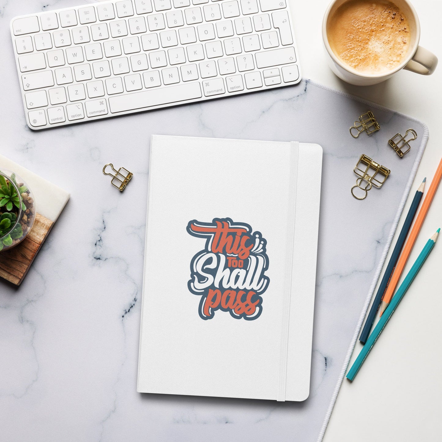 Hardcover Journal - This Too Shall Pass - Pixellly ANZ