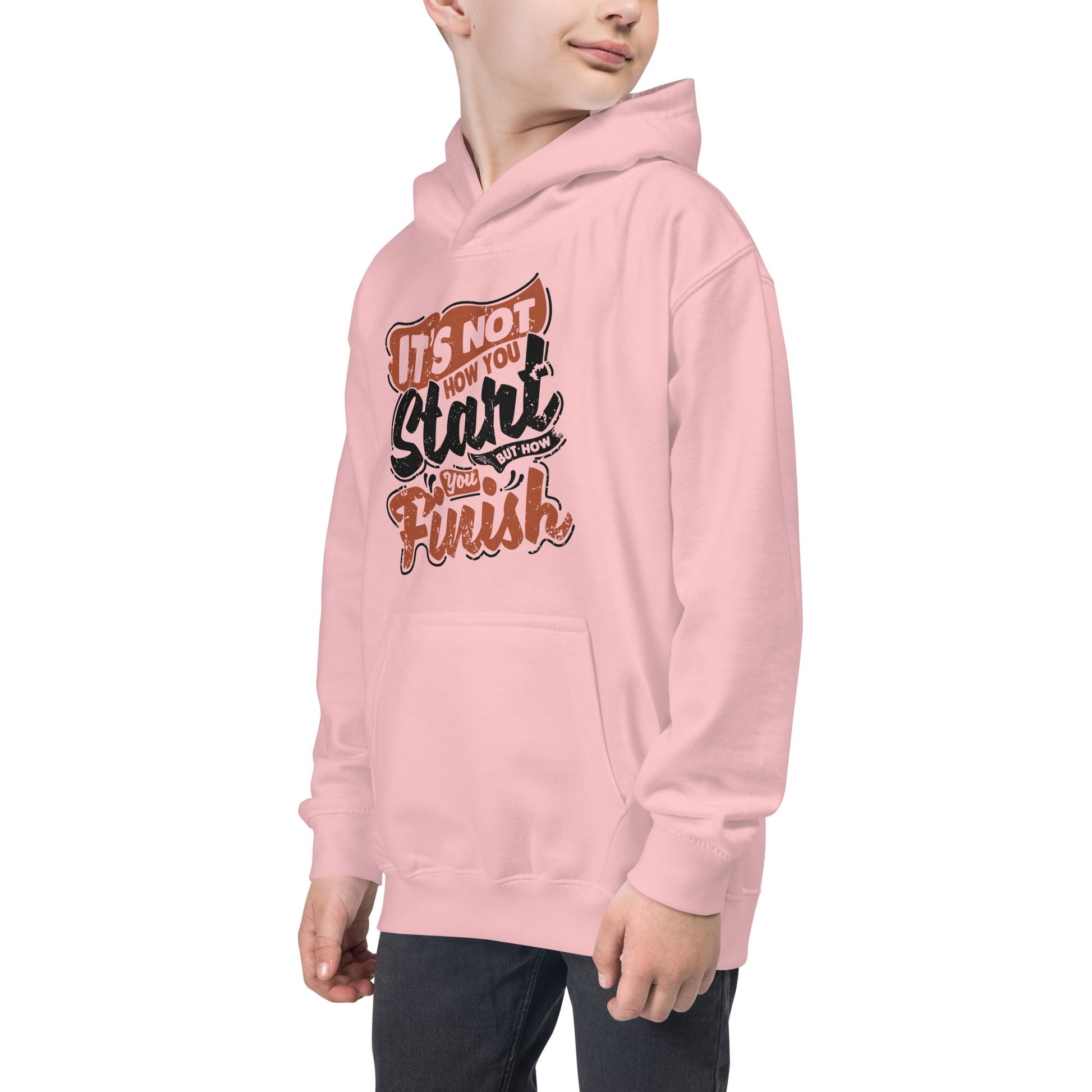 Boys It’s Not How You Start Hoodie - Pixellly ANZ