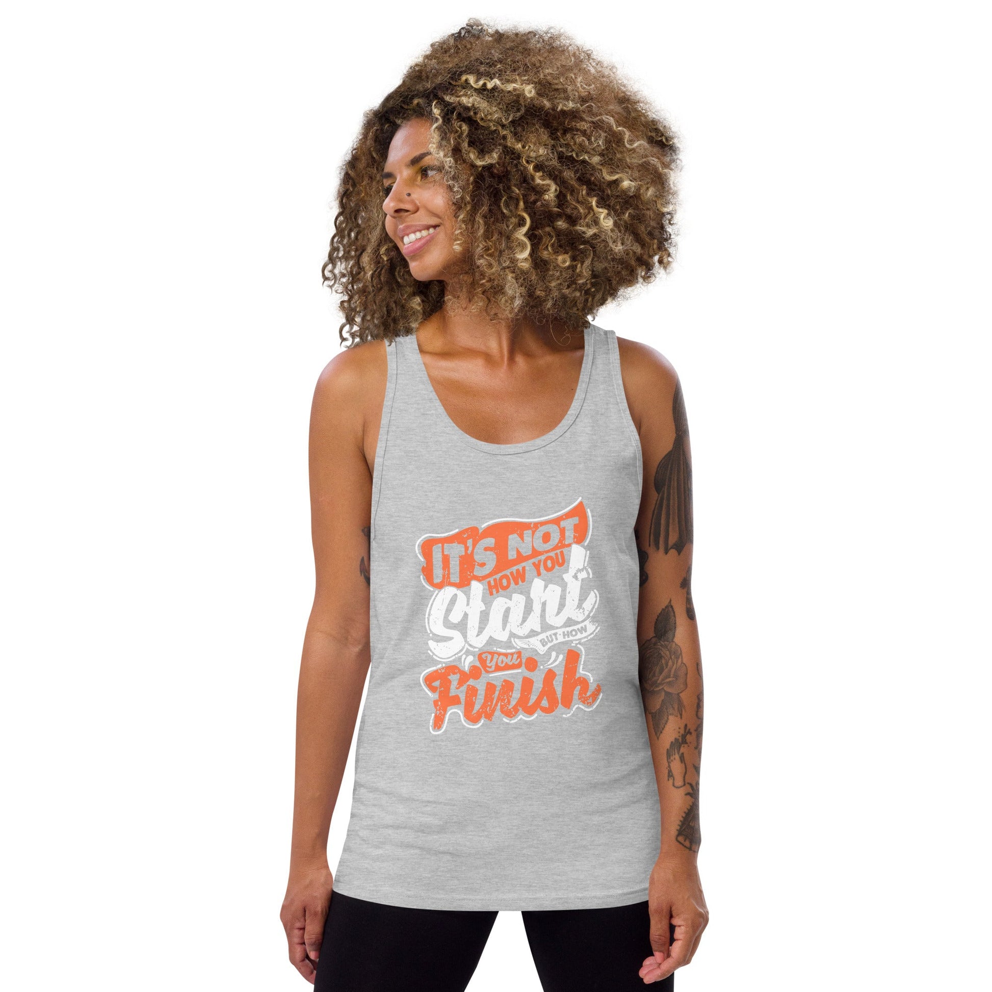 Women's It's Not How you Start But How you Finish Tank Top - Pixellly ANZ