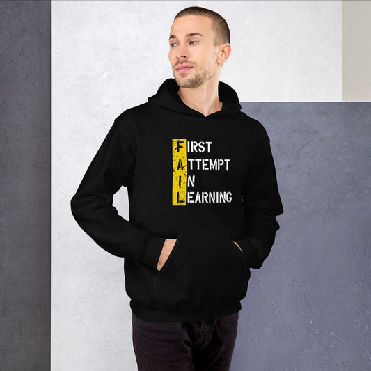 Mens FAIL - First Attempt In Learning Hoodie - Pixellly ANZ