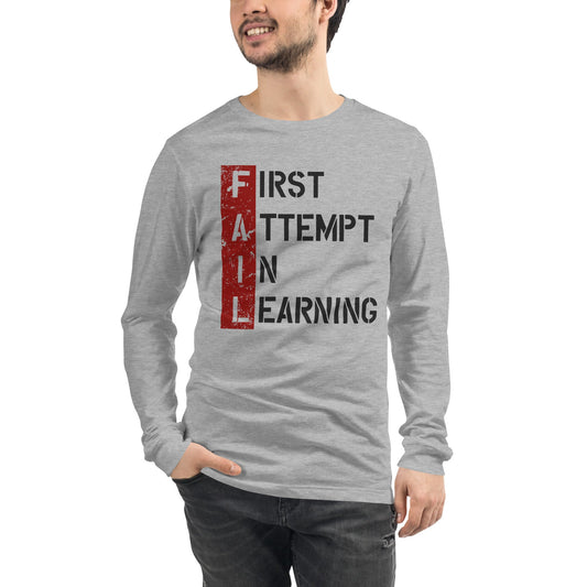 Mens FAIL Long Sleeve Tee - Pixellly ANZ