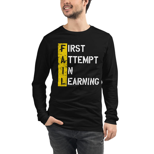 Men’s FAIL Long Sleeve Tee - Pixellly ANZ