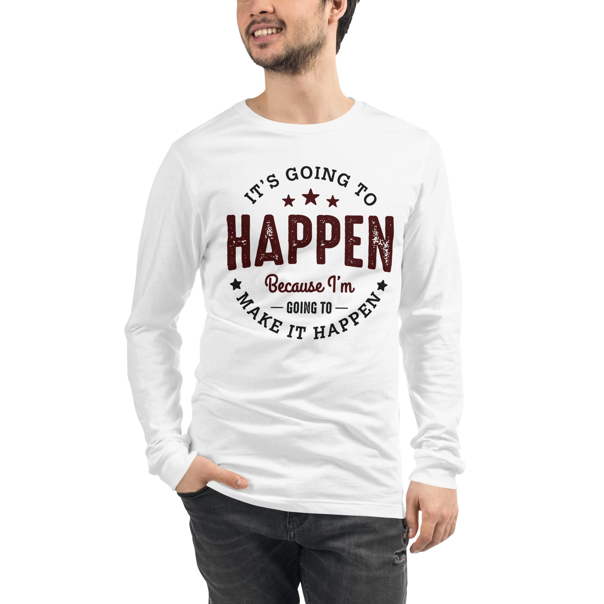Mens It’s Going To Happen Long Sleeve Tee - Pixellly ANZ