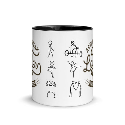 Mug Actions Speak Louder Than Words - Pixellly ANZ