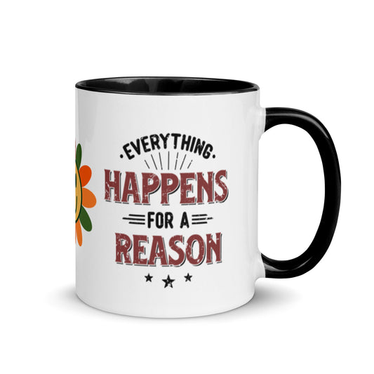 Mug Everything Happens For A Reason - Pixellly ANZ
