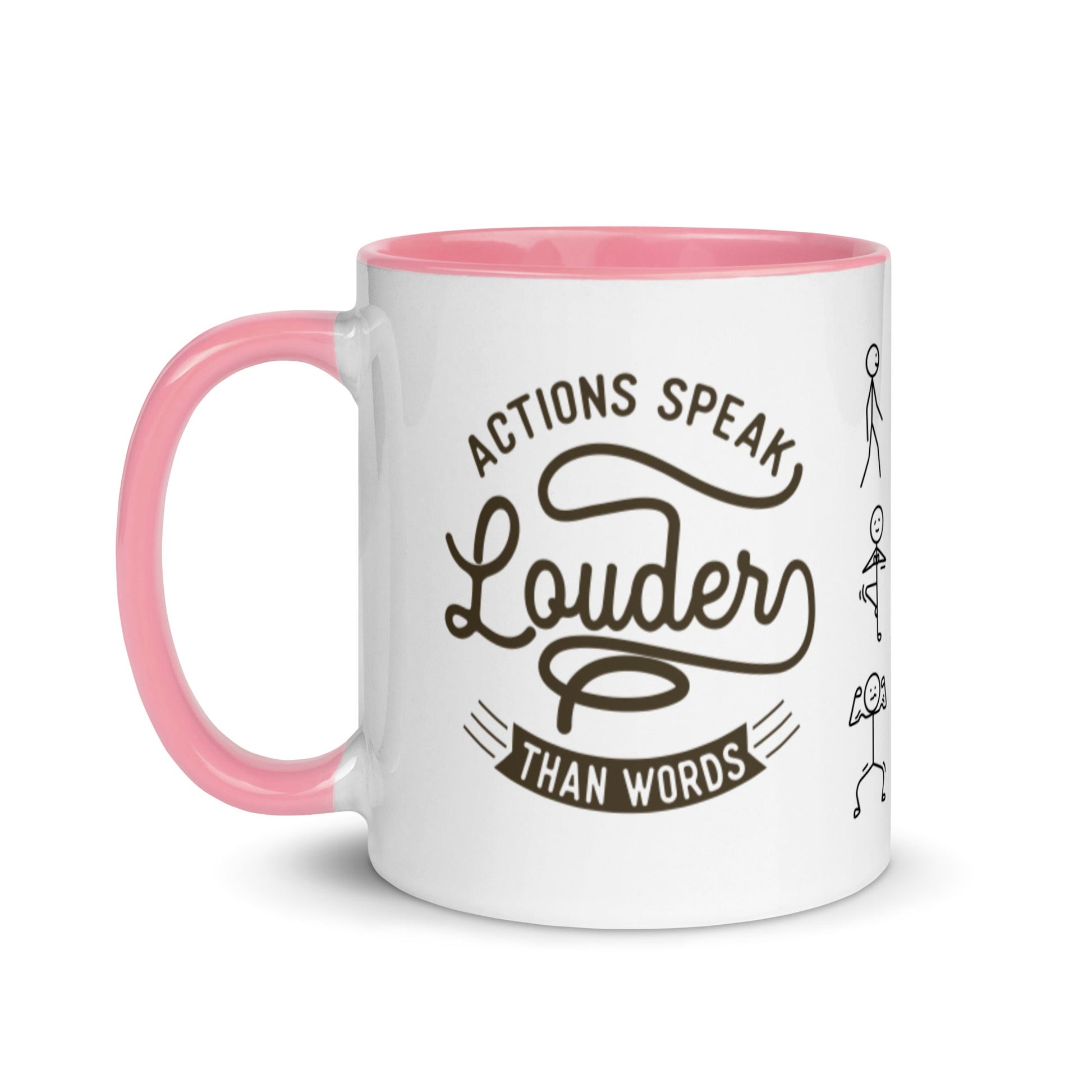 Mug Actions Speak Louder Than Words - Pixellly ANZ