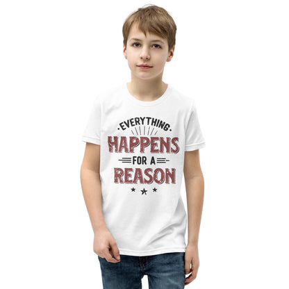 Boys Everything Happens For A Reason T-Shirt - Pixellly ANZ